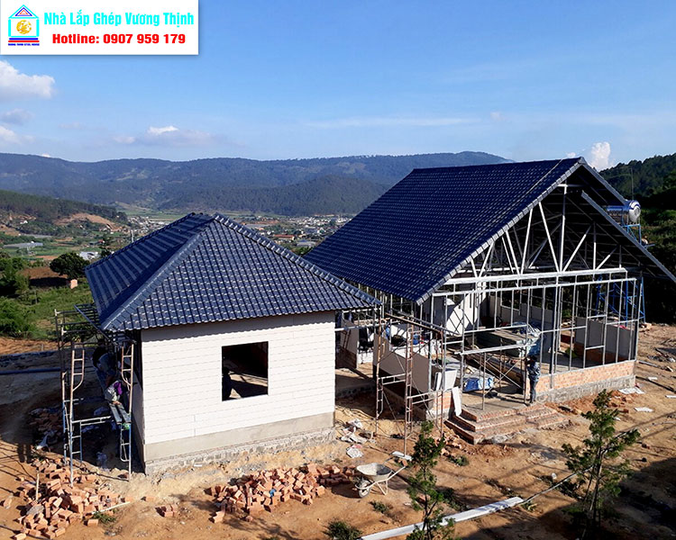 Lắp dựng vách tường mặt ngoài bằng tấm smartwood